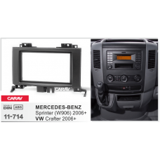 Переходная рамка CARAV 11-714 2 DIN MERCEDES-BENZ Sprinter (W906) 2006+ / VW Crafter 2006+