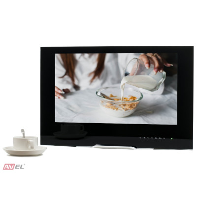 Телевизор для кухни AVIS AVS240WS 23.8 дюйма (черная рамка)