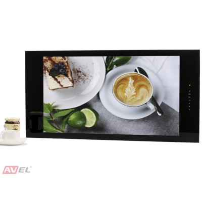 Встраиваемый смарт-телевизор для кухни AVIS AVS320KS (черная рамка)