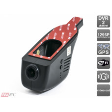 AVIS AVS400DVR #118 универсальный 2х канальный  видеорегистратор с GPS и Wi-Fi