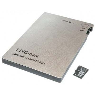 Цифровой диктофон Edic-mini Card16 A91