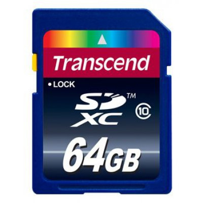 Карта памяти Transcend SDXC 64Gb Class 10