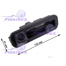 Цветная камера заднего вида Pleervox PLV-CAM-F09 Ford Focus 3 III (ручка)